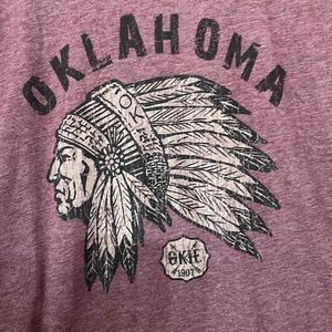 Oklahoma Indian chief tee